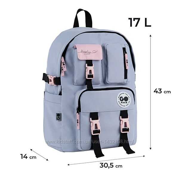 Рюкзак GoPack Education Teens GO26-2500L-1 сірий