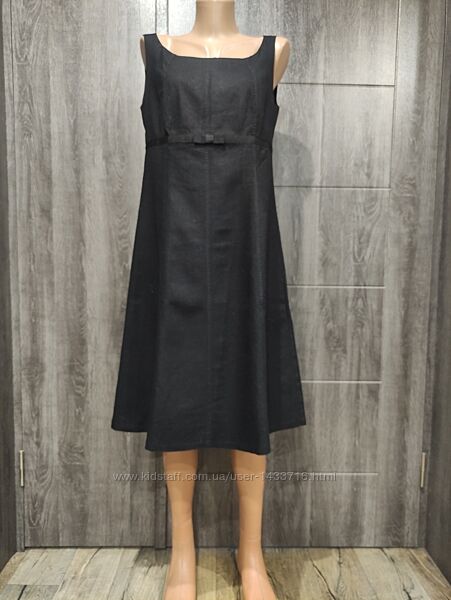 Бесподобное льняное платье лён и вискоза Пог 48 см