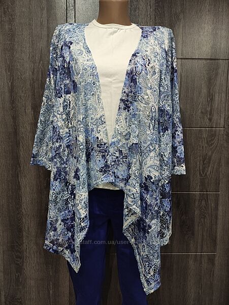 Ажурный кардиган, накидка оверсайз