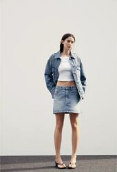 Джинсова спідниця zara