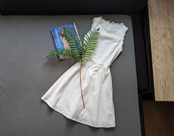 Літня коротка біла сукня xs xxs
