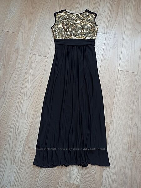 Святкова довга сукня з високою талією, XL