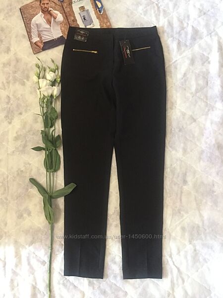 Новые фирменные зауженные укороченные брюки new look, размер xs/s