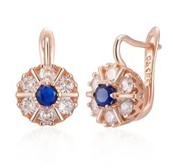 Шикарные серьги с кристаллами