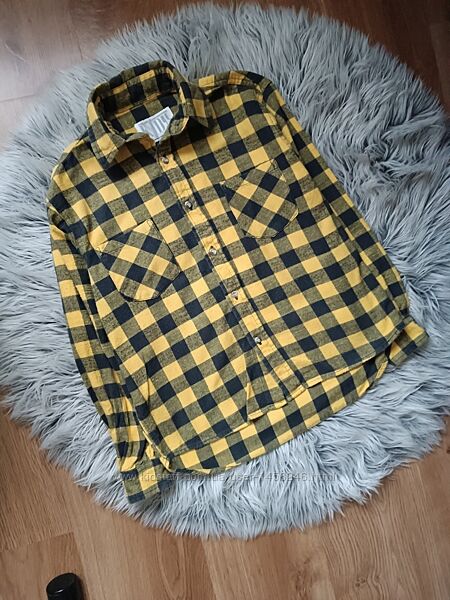 Практична тепленька сорочка в актуальну клітинку Kids , розмір 12.