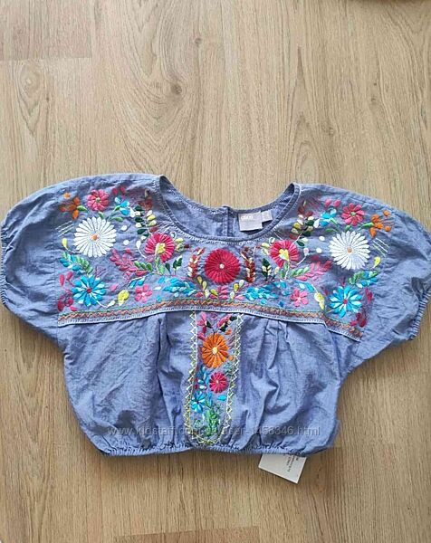 Блуза, крос-топ з вишивкою asos ASOS