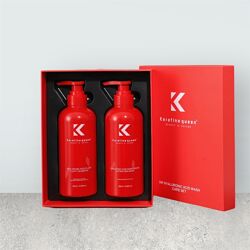 Набір шампунь та маска для обєму тонкого волосся Keratine Queen 2- 450 мл