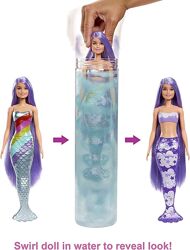 Barbie Color Reveal 6 Surprises, Mermaid барбі русалка зміна кольору