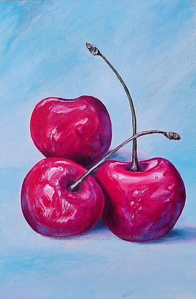 Картина вишня