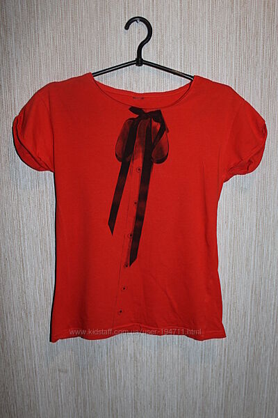 Футболка, принт бантик