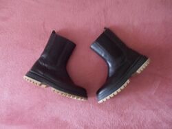 Чорні получоботи демі 34 розмір від Зара Zara