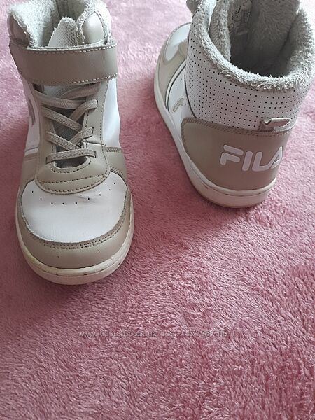 Високі утеплені кросівки  хайтопи Fila  Філа 36 розмір оригінал