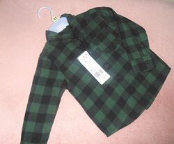 Тепла сорочка в клітинку на 12-18 міс F&F