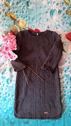 Сіра тепла сукня