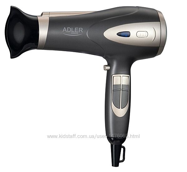 Новий фен для волосся з функцією іонізації з Європи Adler AD2248