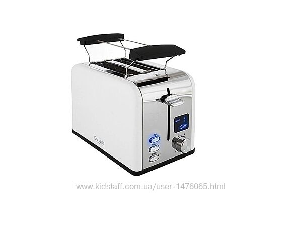 Новий німецький тостер з Німеччини Gerlach GL 3221 White з гарантією