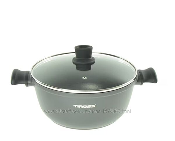 Нова антипригарна каструля 6 л, 28 см з Європи Tiross TS 1292