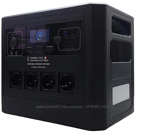 Зарядна станція Lombini S2000-4000W автономне живлення для дому
