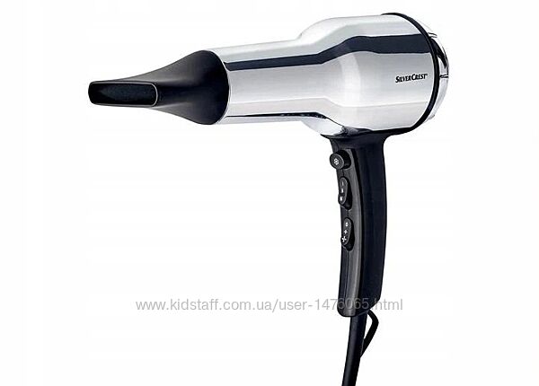 Надійний фен SilverCrest SHC 2000 A1 з дифузором і концентратором