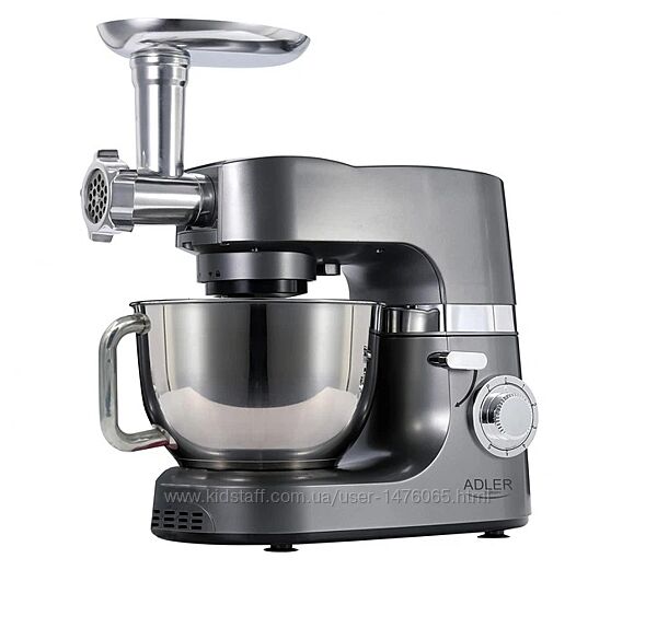 Кухонна машина Adler AD 4221 планетарний міксер 4 в 1 з чашею 7 л