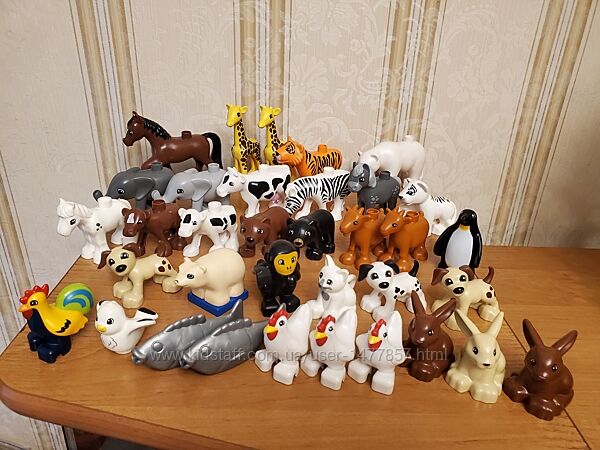 Лего, lego, Дупло, DUPLO, тварини, фігурки, животные, фигурки
