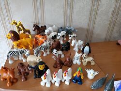 Лего, lego, Дупло, DUPLO, тварини, фігурки, животные, фигурки