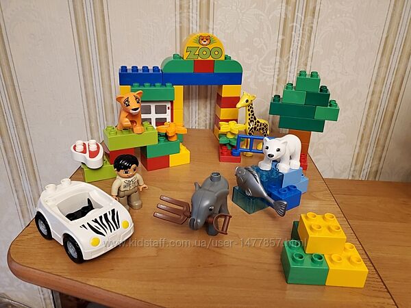  LEGO, Лего, Duplo, Дупло, Зоопарк, Джунгли, Животные,10904,6136