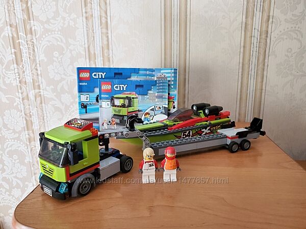 LEGO, Лего, City, Сіті, Сити, Трактор, Катер,60287,60254