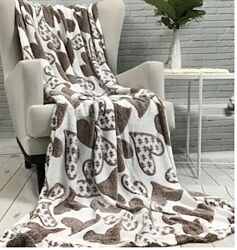 Плед с пушистой микрофибры 180х200 