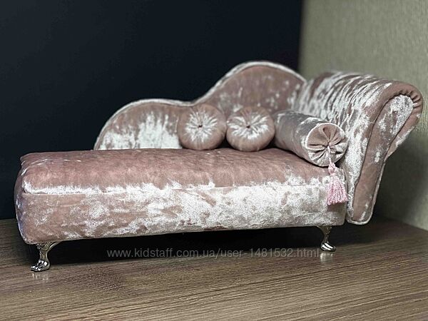 Софа - диван для ляльки Барбi ручноi роботи