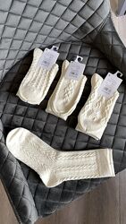Молочні теплі шкарпетки 