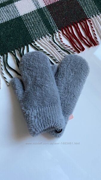 Теплі рукавиці, варіжки жіночі 
