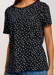 Нова футболка в горошок, бавовна, р. 48 - 52 наш.