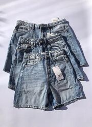 джинсові шорти бермуди zara розміри 32, 36 