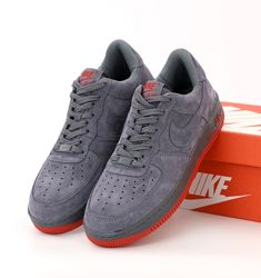 Мужские кроссовки Nike Air Force 1 Low. Grey