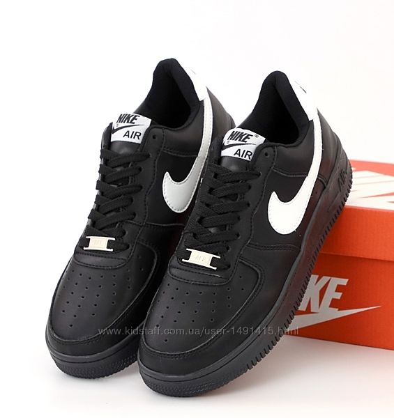 Мужские кроссовки Nike Air Force 1 Low. Black White