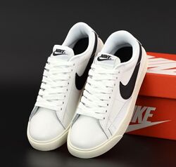 Женские кроссовки Nike Air Blazer Low. White Black.