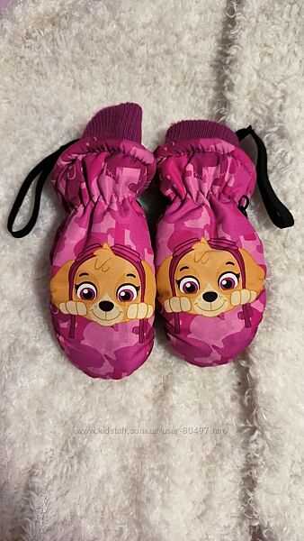 Рукавички варежки перчатки Скай Щенячий патруль 2-4 года