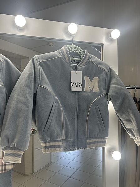 Бомбер Zara жилетка 6-9 лет