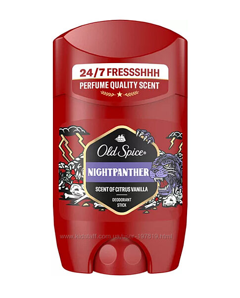 Антипреспірант чоловічий Old Spice Night Panther та Old Spice Tiger 50 мл.