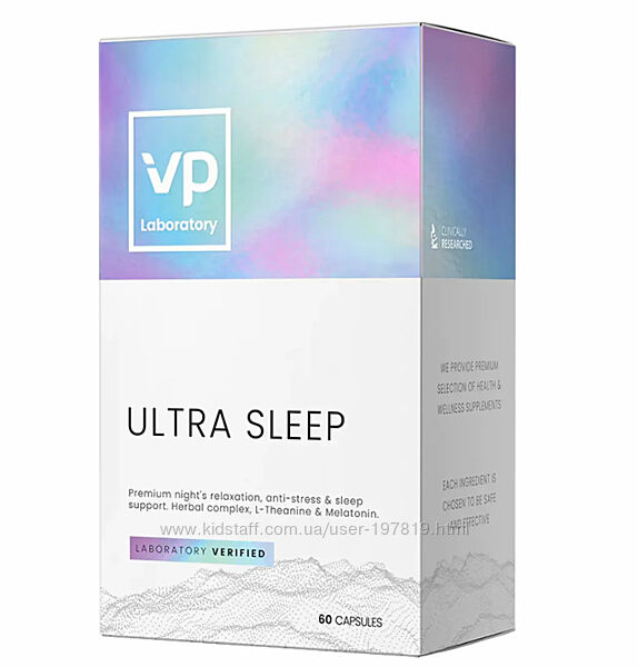  VPLab Ultra Sleep. Рослинний комплекс для сну та нервової системи, 60 шт.