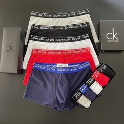 Набор 5 шт. Мужские трусы боксеры Calvin Klein ONE. Боксери білизна Calvin.