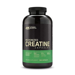Optimum Nutrition Creatine. Мікронізований креатин, 300 капсул. Креатин США