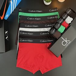 Набор 5 шт. Мужские трусы боксеры Calvin Klein 365 black в коробке. Турция.