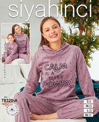 Флісовий домашній костюм, піжама кофта штани ТМ Siyahinchi. Флисовая пижама