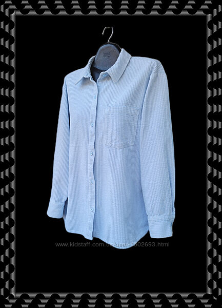 Стильная вельветовая рубашка оверсайз H&M Divided Myanmar р. S/M