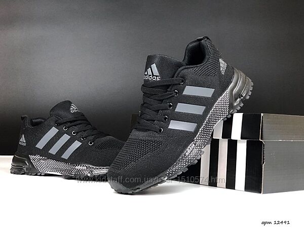 р.41-45 Кроссовки Adidas Marathon TR черные KS 12491