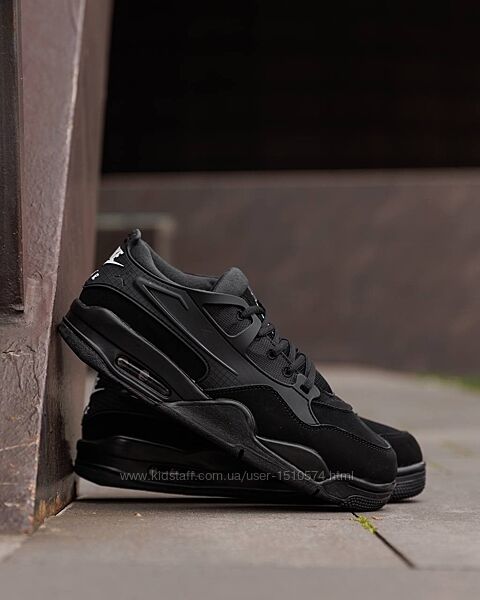 р.36, 38 Кроссовки Nike Air Jordan 4 RM x Nigel Silvester Black NK291