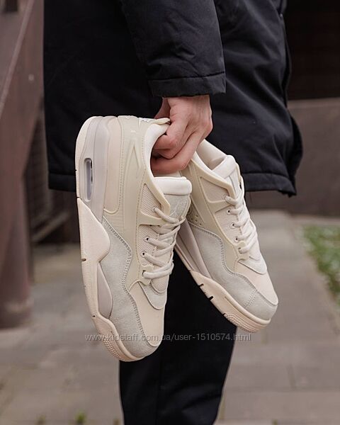 р.38-45 Кроссовки Nike Air Jordan 4 RM x Nigel Sylvester Beige NK292
