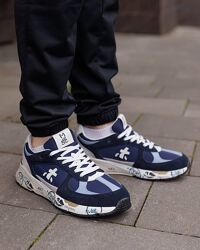 р.41-43 Кроссовки Premiata Mase Blue Grey White PR003